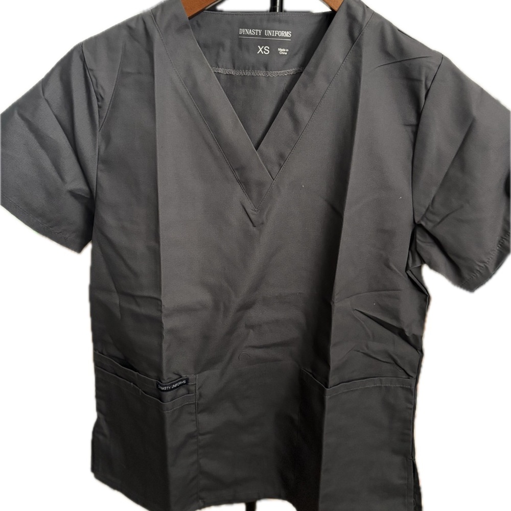 Gray scrubs